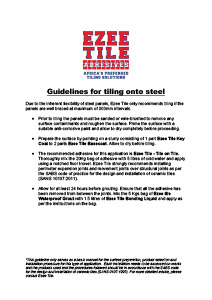 guidlines-for-tiling-onto-steel
